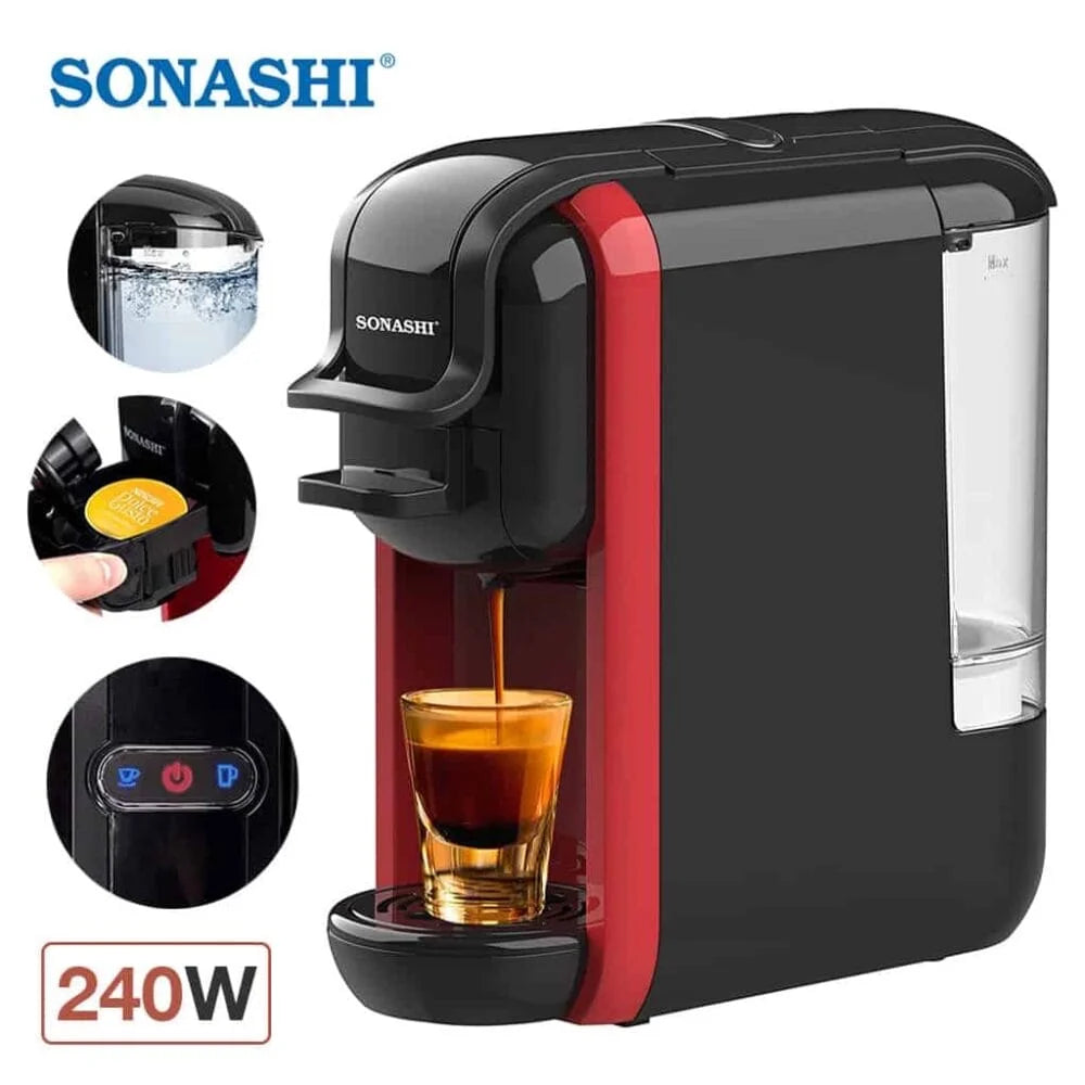 Sonashi- Machine à café multi capsul 3in1
